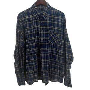 Jackson Hole Mens Flannel Shirt Authentic Comfort Wear Black size XL 10532